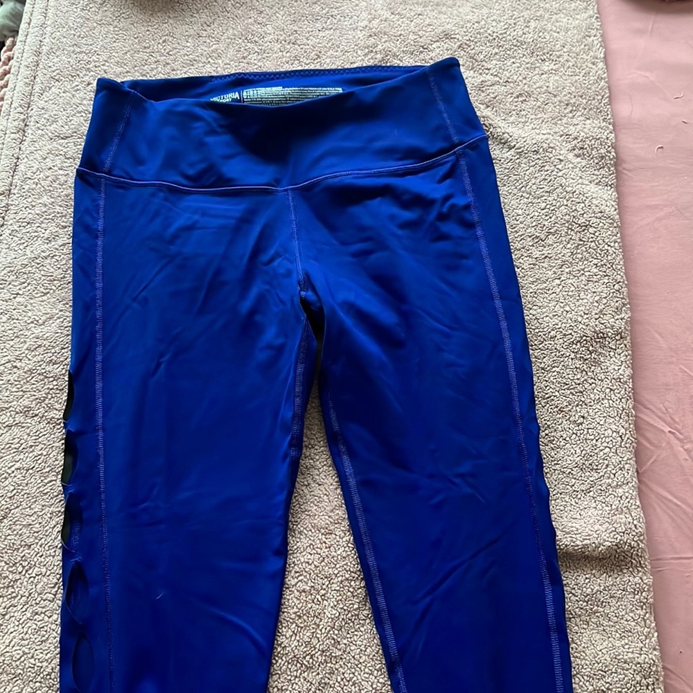 Victoria secret blue knockout workout pant. Large. Worn once.